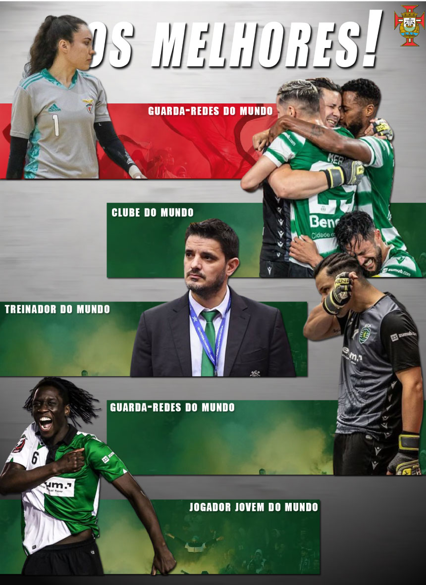 Dois portugueses candidatos a melhor jogador de futsal do mundo