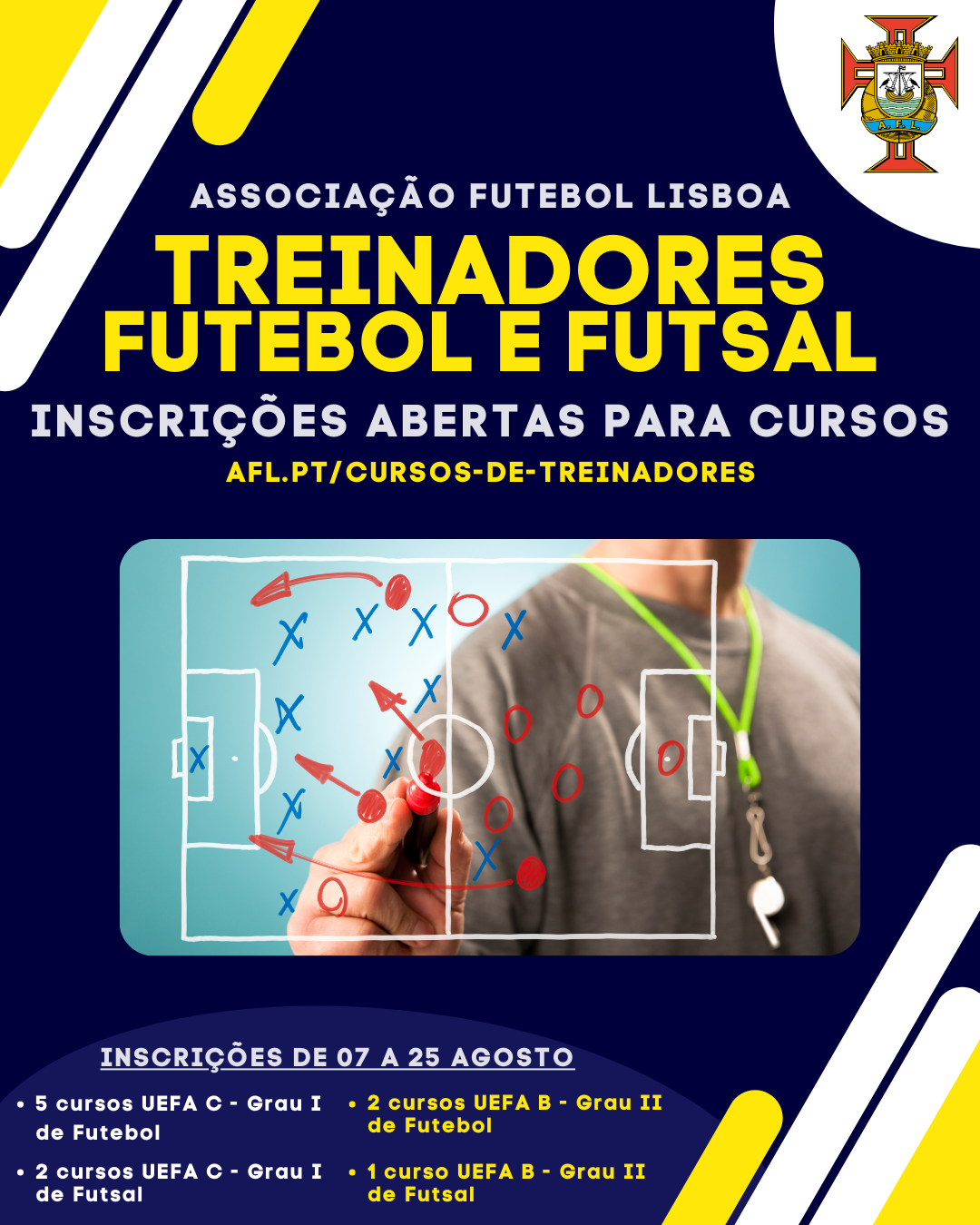 Curso Treinador Futebol - Grau I Soccer Coach Course - Grade I