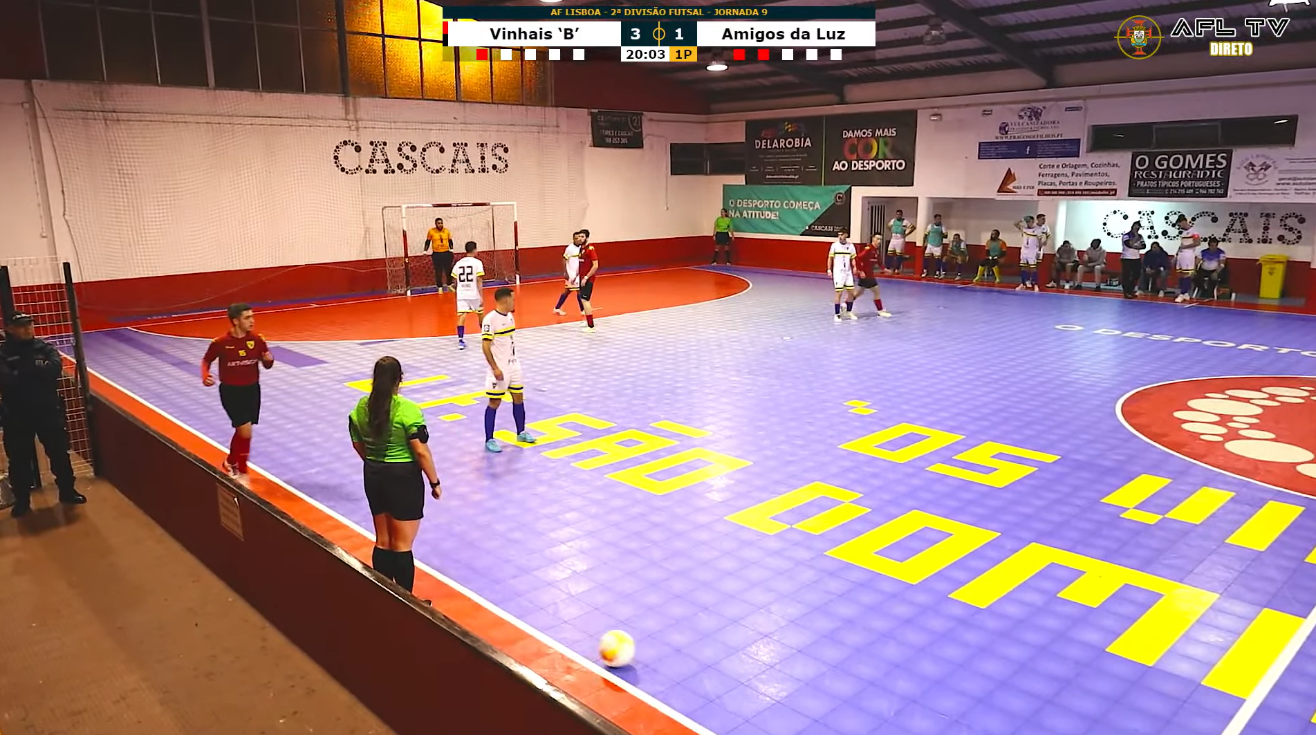 Futsal: resultados, classificação e próxima jornada