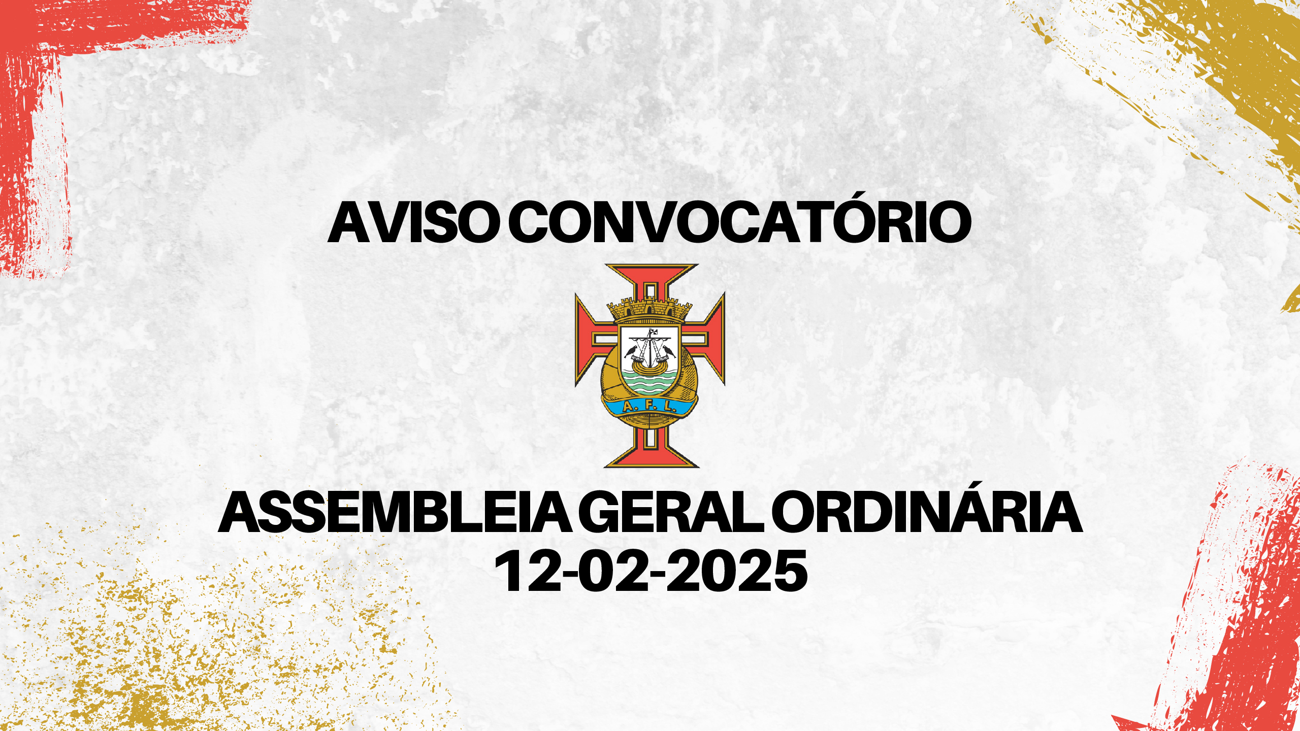 Aviso Convocatória- Assembleia Geral Ordinária a 12-02-2025