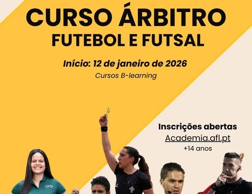 Curso de Árbitro de Futebol e Futsal