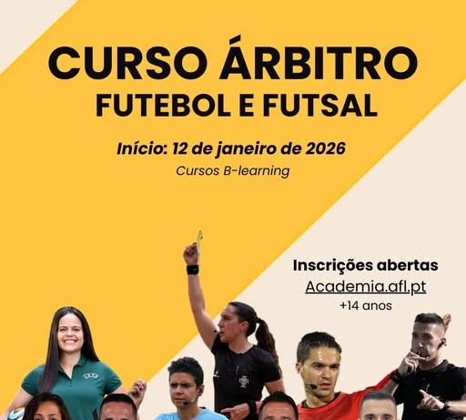Curso de Árbitro de Futebol e Futsal
