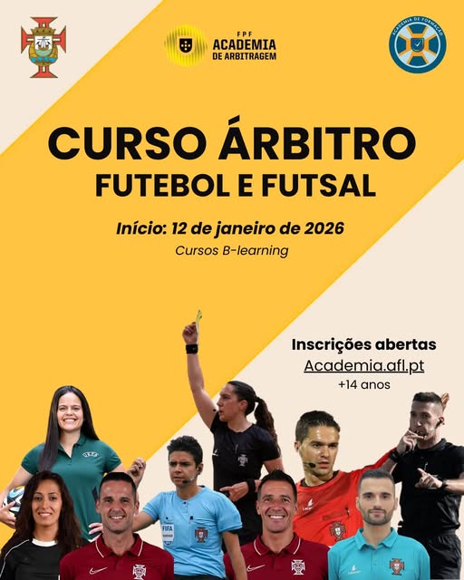 Curso de Árbitro de Futebol e Futsal